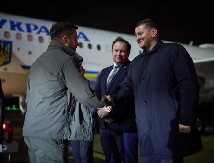 Зеленський зустрівся із Залужним